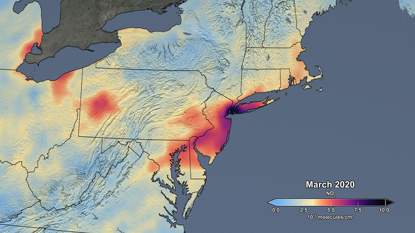 Air pollution March 2020